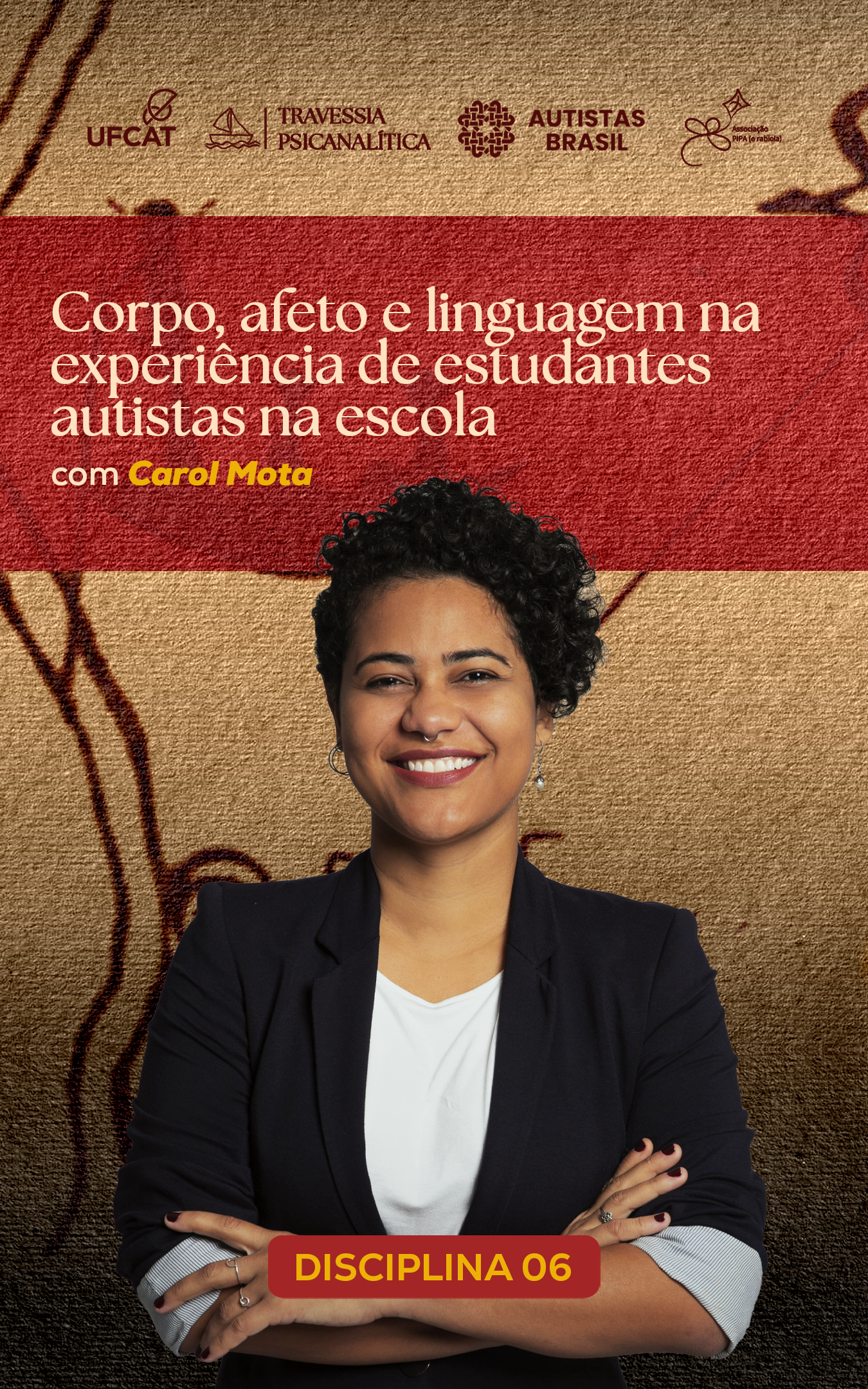DISCIPLINA 06Discussão da singularidade de estudantes autistas e de suas implicações para o processo educacional, com contribuições do DIRFloortime. Aborda aspectos sensoriais, motores, comunicacionais, interacionais e emocionais a partir de uma perspectiva respeitosa, dialógica, transdisciplinar e lúdica, que valoriza a relação, a corregulação e os modos próprios de participação e aprendizagem.