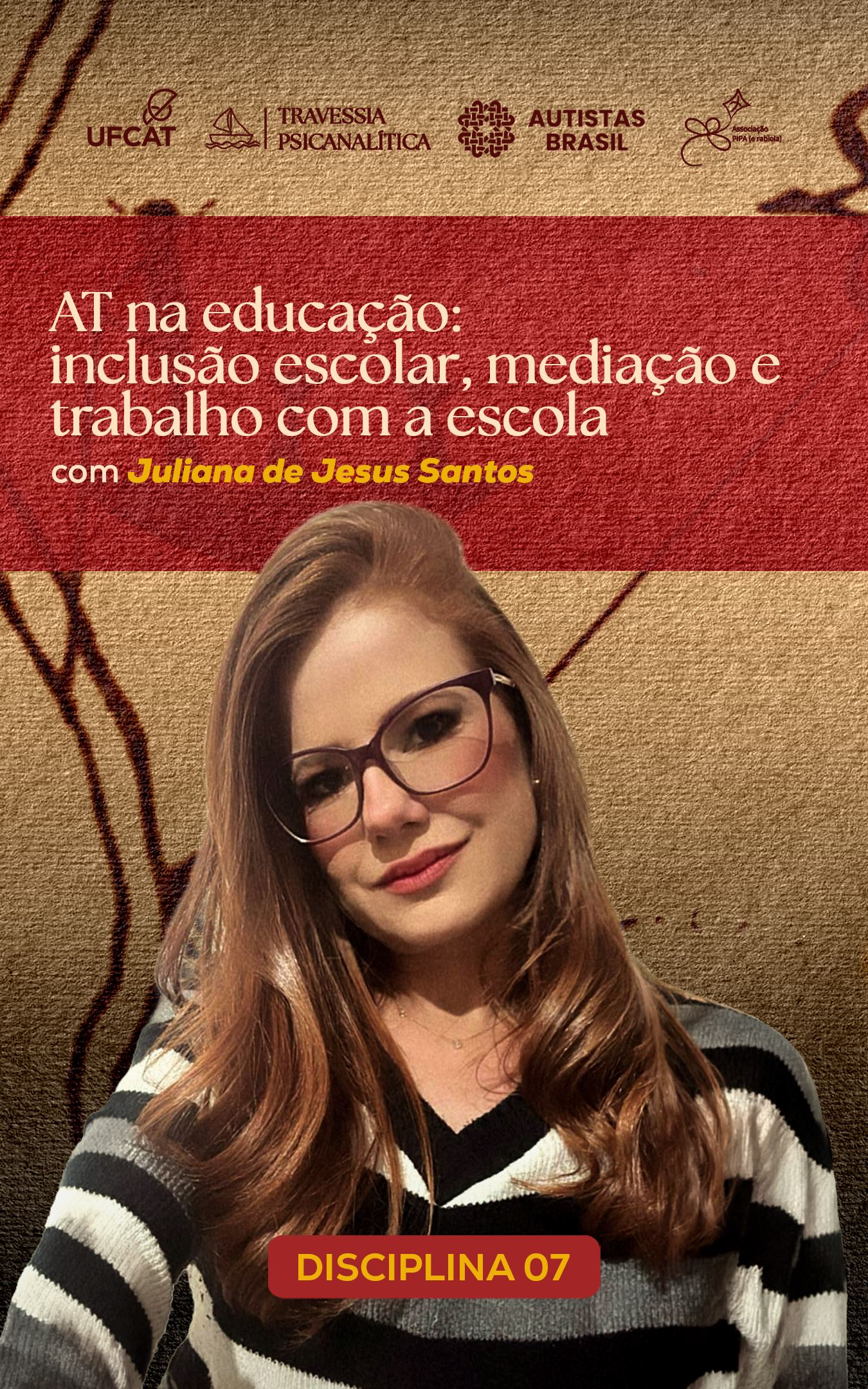 DISCIPLINA 07A atuação do acompanhante terapêutico (AT) na escola, focando na mediação entre o estudante, a equipe pedagógica e a família para garantir a inclusão e evitar barreiras. O conteúdo ensina a manejar crises, recusas e transições do cotidiano, promovendo a autonomia e a participação pedagógica, além de propor estratégias para evitar a hiperdependência do aluno e fortalecer seu vínculo com a escola.
